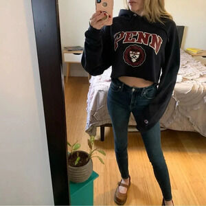 PENN Champion Cropped Hoodie